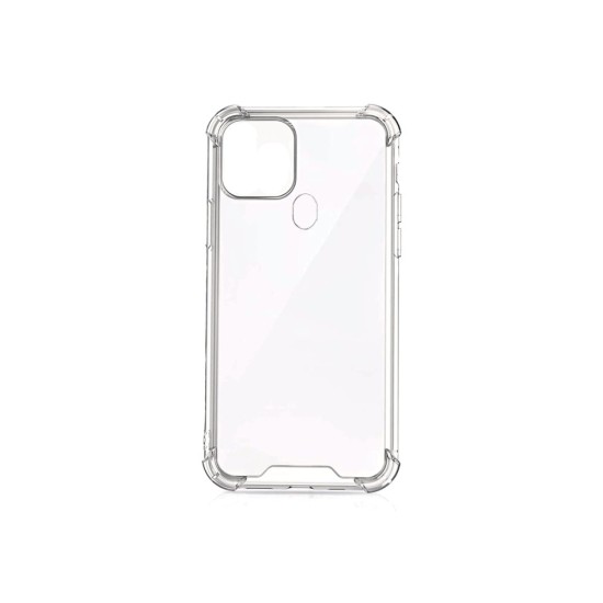 Silicone Hard Corners Case for Oppo A15 Transparent